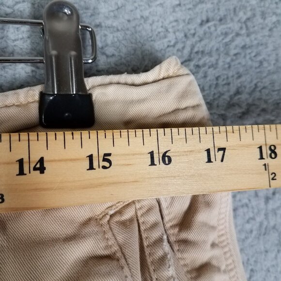 American Eagle Cargo Shorts Men's 33 Heavy Baggy Y2K 12" Khaki Casual Outdoors - Picture 9 of 11